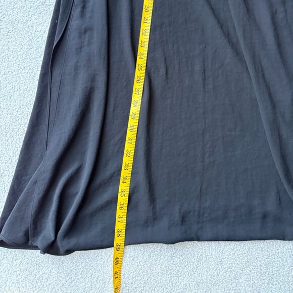 Zara - maxi black skirt with slit - medium - Picture 4 of 5